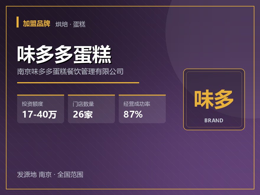 味多多蛋糕